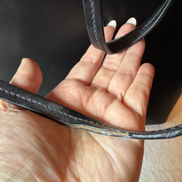 Kate Spade Black Leather Tote - Picture 5 of 6